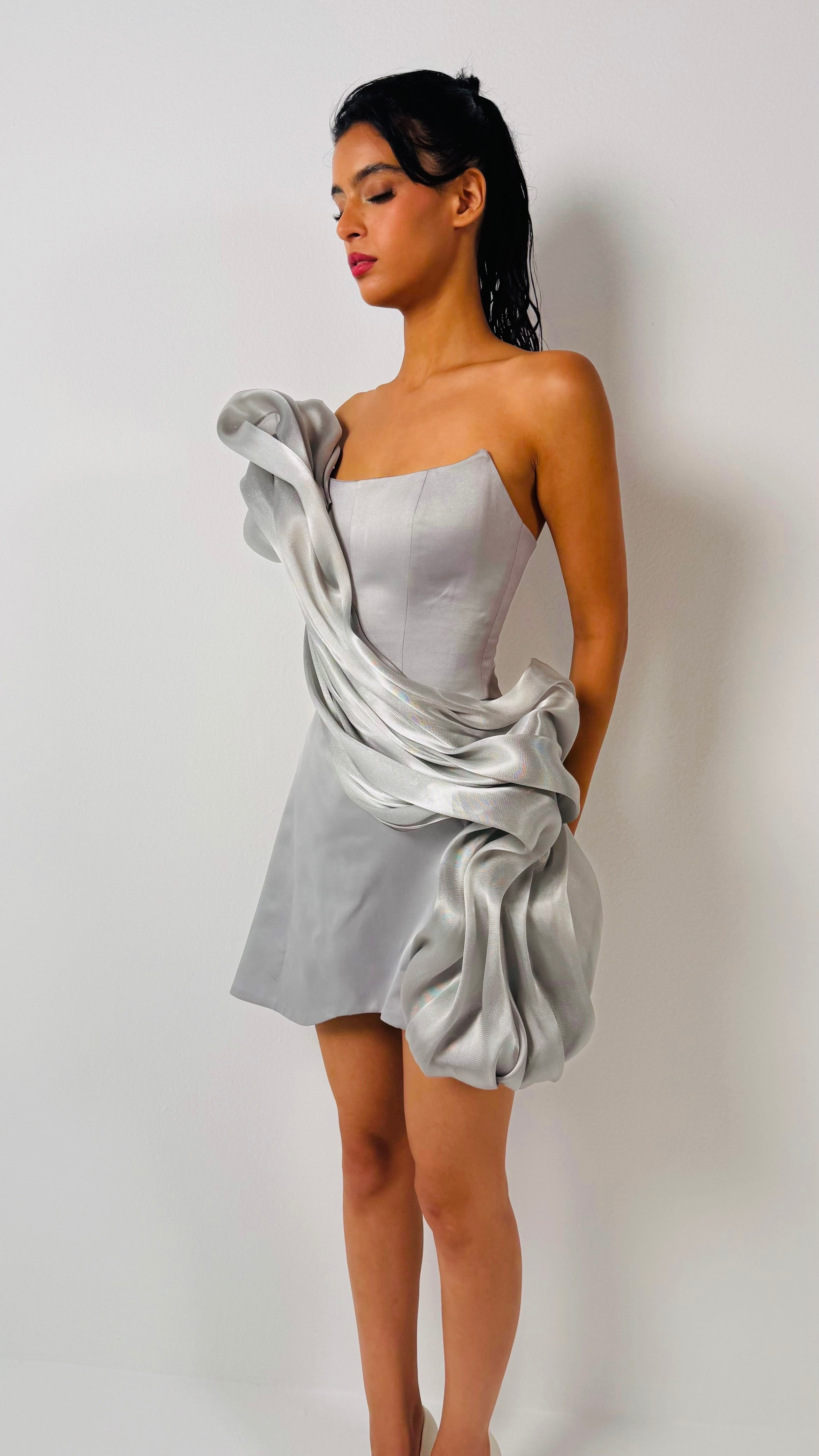 Asymmetrical Organza dress